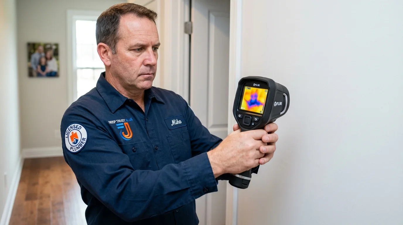 Thermal imaging leak detection by Johns Plumbing LLC in Rupert